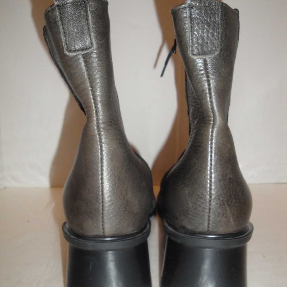 Naot Gray/Patterned Leather Combat Boot - image 6